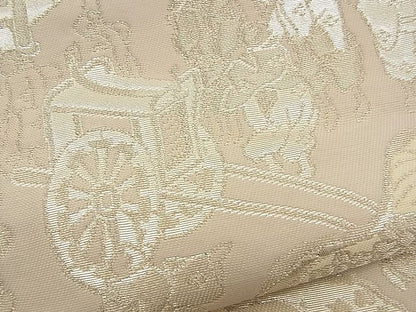 平和屋着物■六通柄袋帯 人物風景文 銀糸 逸品 n-wb0121