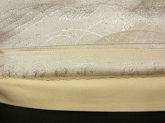 平和屋着物■六通柄袋帯 京洛百景嵐山 銀糸 逸品 n-wb0686