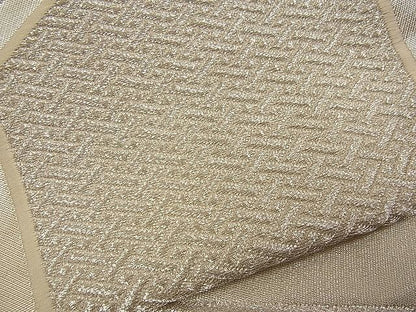 平和屋着物■六通柄袋帯 亀甲文 銀糸 逸品 n-wb0696