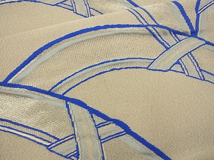 平和屋着物■六通柄袋帯 唐織 籬文 銀糸 逸品 n-wb0743
