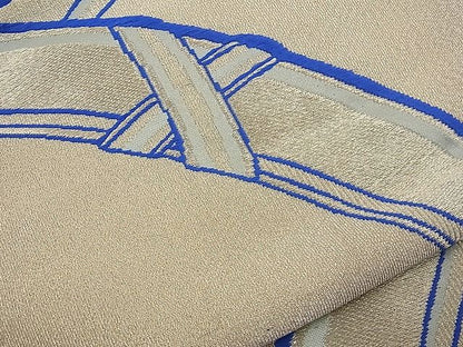 平和屋着物■六通柄袋帯 唐織 籬文 銀糸 逸品 n-wb0743