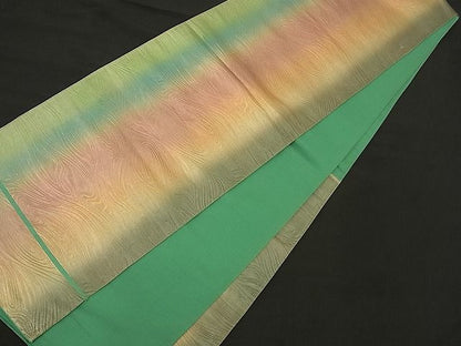 平和屋着物■六通柄袋帯 流水文 金銀糸 逸品 n-wb0757