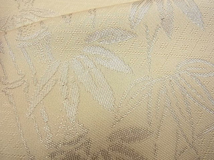 平和屋着物■六通柄袋帯 籬吉祥草花文 銀糸 逸品 n-wb0769