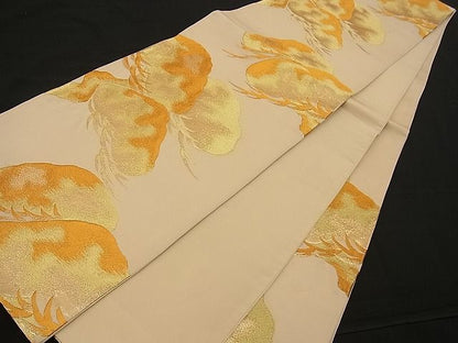 平和屋着物■六通柄袋帯 松 金糸 逸品 n-wb1117