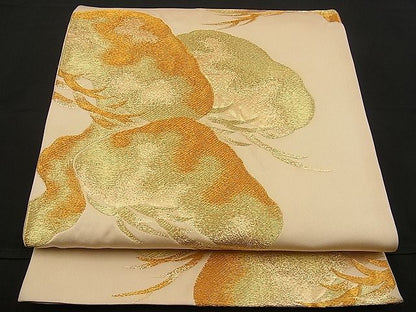 平和屋着物■六通柄袋帯 松 金糸 逸品 n-wb1117