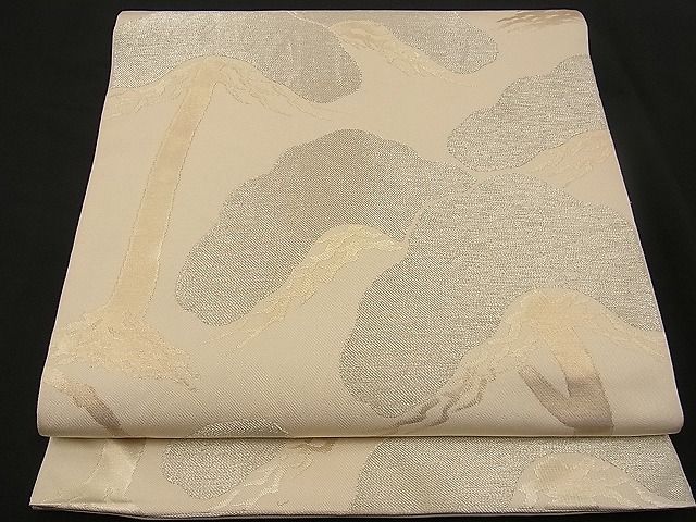 平和屋着物■全通柄 本袋帯 松 金銀糸 逸品 n-wb1129