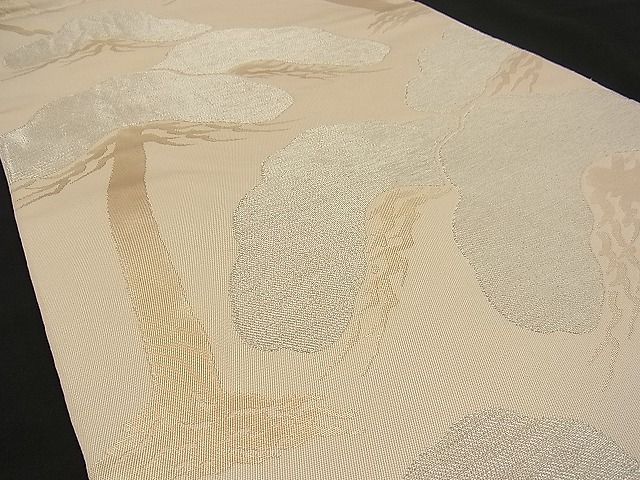 平和屋着物■全通柄 本袋帯 松 金銀糸 逸品 n-wb1129