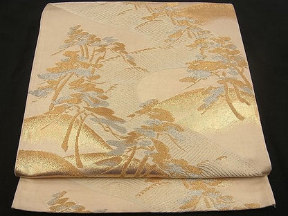 平和屋着物■六通柄袋帯 浜松 金銀糸 逸品 n-wb1147