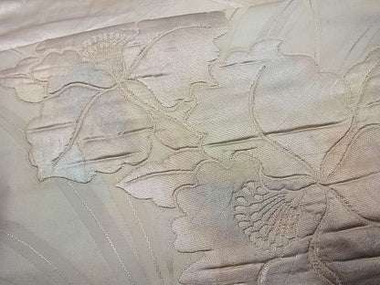平和屋着物■六通柄袋帯 ふくれ織 草花文 金銀糸 逸品 n-wb1412