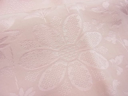 平和屋着物■上質な長襦袢 無双仕立て 枝花地紋 逸品 we1696