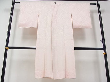 平和屋着物■上質な長襦袢 無双仕立て 枝花地紋 逸品 we1696