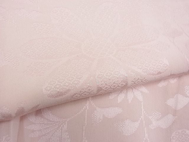 平和屋着物■上質な長襦袢 無双仕立て 枝花地紋 逸品 we1696