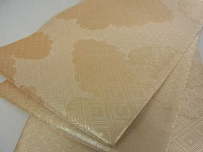 平和屋着物■佐賀錦 全通柄袋帯 雲取り吉祥文 逸品 we2022
