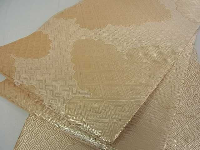 平和屋着物■佐賀錦 全通柄袋帯 雲取り吉祥文 逸品 we2022