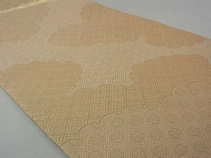 平和屋着物■佐賀錦 全通柄袋帯 雲取り吉祥文 逸品 we2022