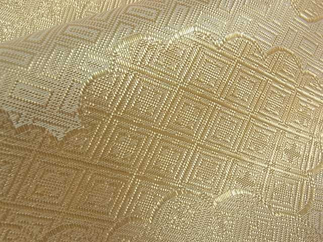 平和屋着物■佐賀錦 全通柄袋帯 雲取り吉祥文 逸品 we2022