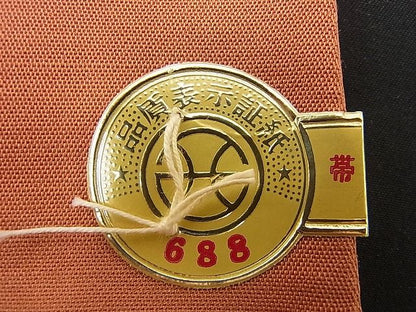 平和屋着物■西陣 佐竹孝機業店謹製 六通柄 本袋帯 立涌花文 金糸 逸品 n-xg0040