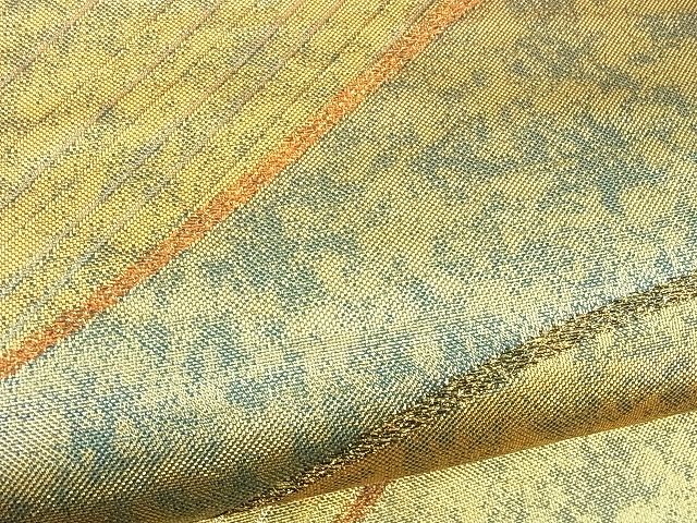 平和屋着物■六通柄袋帯 流水文 金糸 逸品 n-yc0919