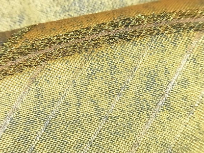 平和屋着物■六通柄袋帯 流水文 金糸 逸品 n-yc0919