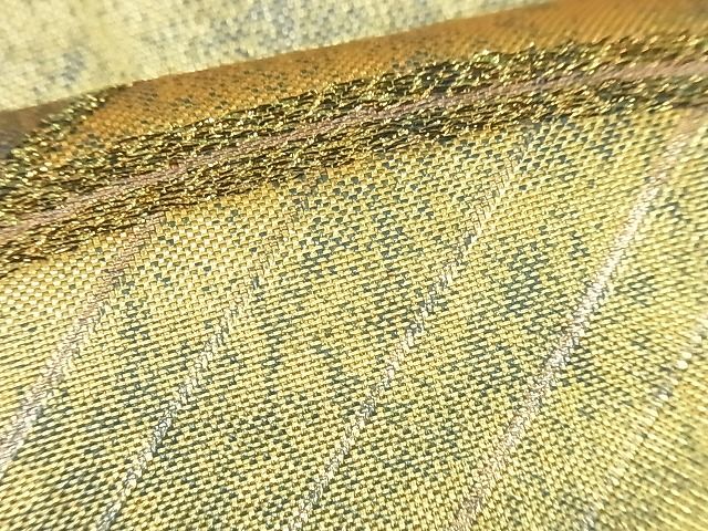 平和屋着物■六通柄袋帯 流水文 金糸 逸品 n-yc0919