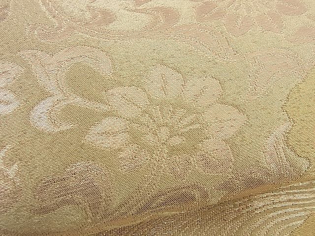 平和屋着物■六通柄袋帯 立波更紗花文 金糸 逸品 n-yc1765