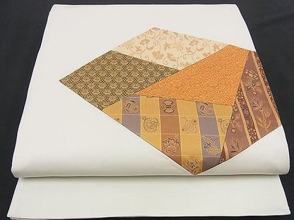 平和屋着物■西陣 太鼓柄袋帯 切嵌 鳳凰吉祥花文 金糸 逸品 n-yc1773