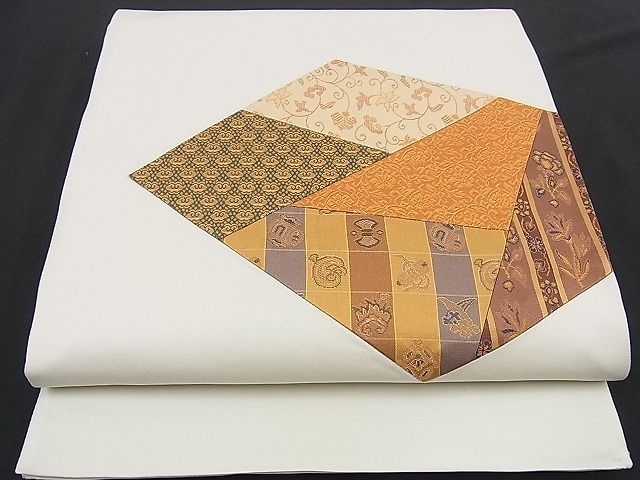 平和屋着物■西陣 太鼓柄袋帯 切嵌 鳳凰吉祥花文 金糸 逸品 n-yc1773