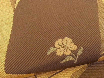 平和屋着物■六通柄袋帯 翔織 吉祥花文 逸品 n-yc1774