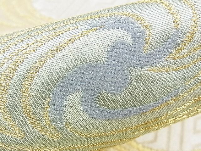 平和屋着物■六通柄袋帯 唐織 光琳水 金銀糸 逸品 n-yc2359
