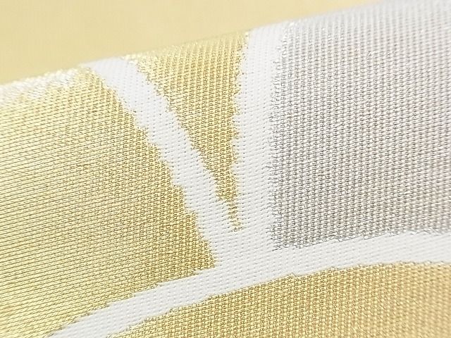 平和屋着物■六通柄袋帯 青海波 金銀糸 逸品 n-yc2365