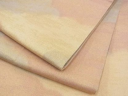 平和屋着物■全通柄袋帯 砂子綴れ 雲取り文 金糸 逸品 n-yc2379