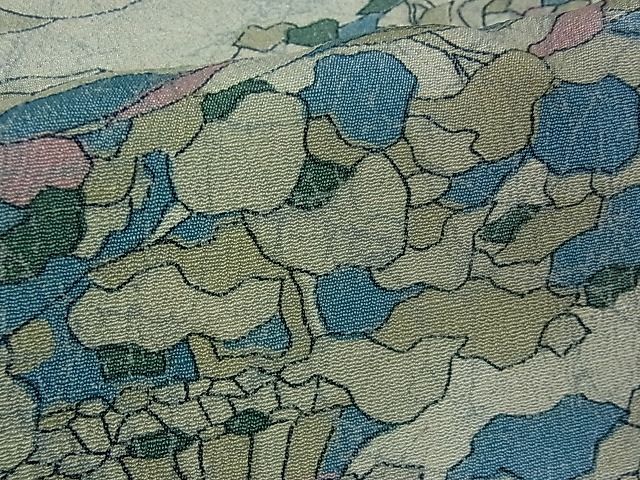 平和屋着物■上質な紬　御所解文　逸品　yc5701