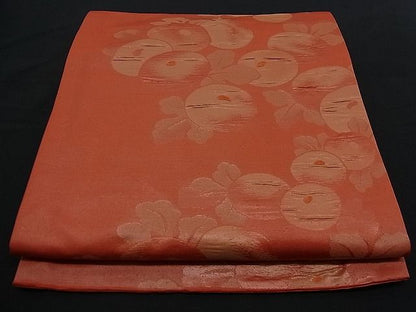 平和屋着物■六通柄袋帯 万寿菊 金糸 逸品 n-yn0089