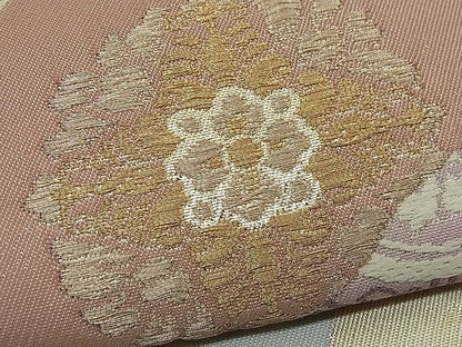 平和屋着物■六通柄袋帯 唐織 道長吉祥文 金銀糸 逸品 n-yn0118