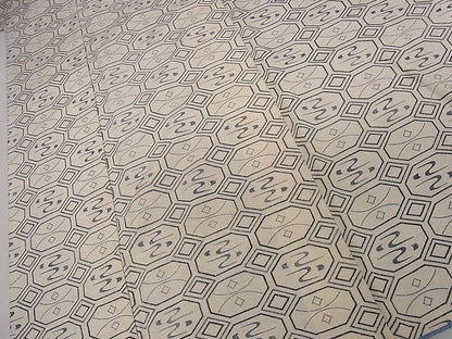 平和屋着物■上質な紬　蜀江文様　逸品　yyy2530