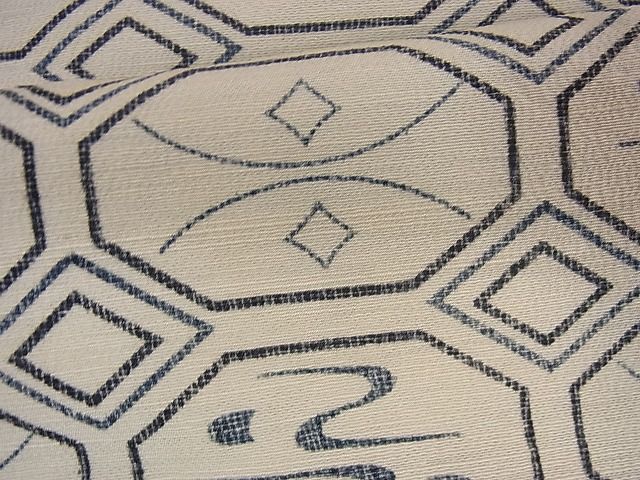 平和屋着物■上質な紬　蜀江文様　逸品　yyy2530