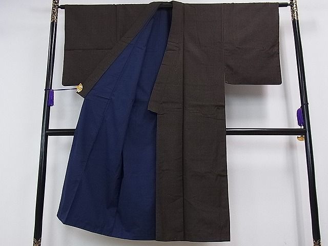 平和屋着物■男性 紬 霞文 逸品 ze3536