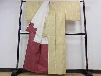 平和屋着物■上質な紬 吉祥文 逸品 ze3891