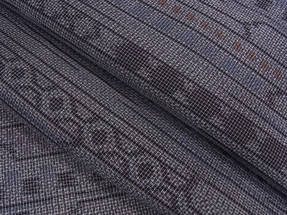平和屋着物■上質なお召 吉祥文 逸品 ze5029