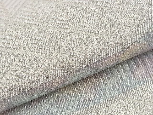 平和屋着物■六通柄袋帯 エ霞吉祥文 銀糸 逸品 ze5451