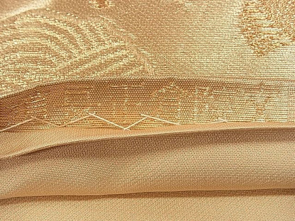 平和屋着物■六通柄袋帯 道長正倉院文 金彩箔錦 逸品 ze5641