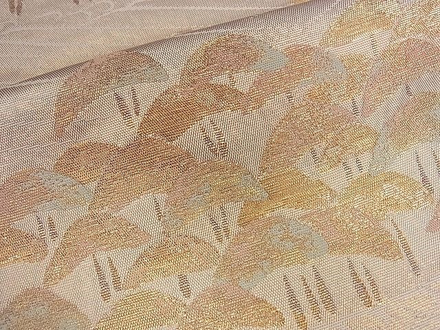平和屋着物■六通柄袋帯　浜松文　金糸　逸品　ze5645