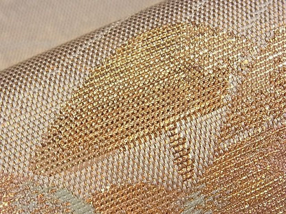 平和屋着物■六通柄袋帯　浜松文　金糸　逸品　ze5645