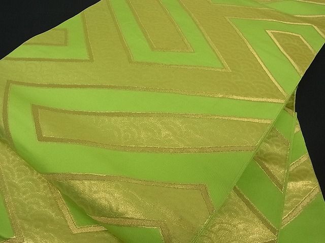 平和屋着物■六通柄 本袋帯 吉祥文 金糸 逸品 zy0569